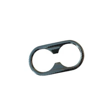 For Hyundai Elantra 2021-2024 Steel Carbon Fiber Rear Armrest Cup Holder Panel