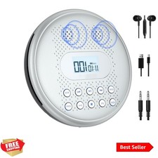 CD Player Portable, Rechargeable Portable CD Players for Car with Speakers, A...