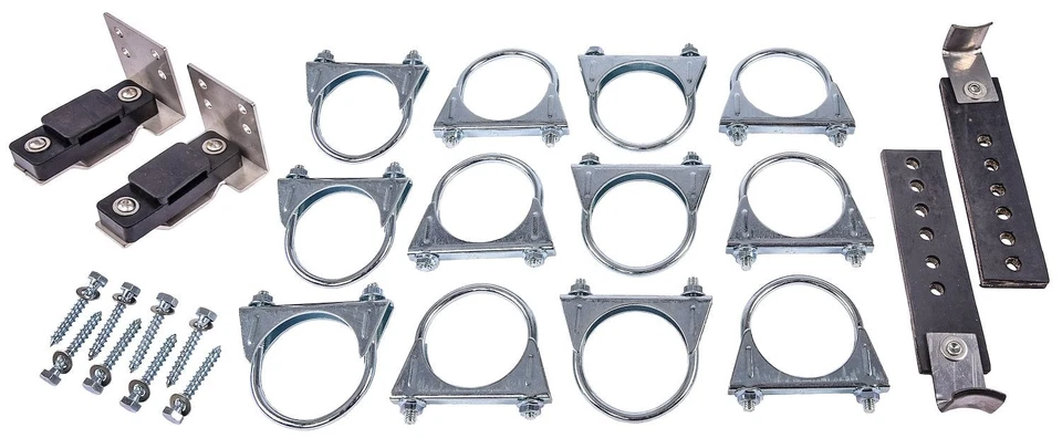 JEGS 30583  Header-Back Dual 2-1/2 in. Exhaust Kit 409 Stainless Steel - Image 3 of 4