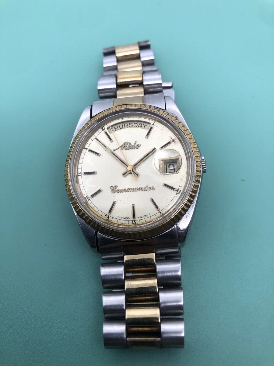 VINTAGE MIDO COMMANDER MODEL 8223 AUTOMATIC 25 JEWELS SWISS MADE 2