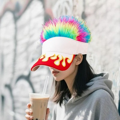 Haar Schirmmütze mit Haar leicht Trendy Perücke Baseball Cap Geburtstag Geschenk