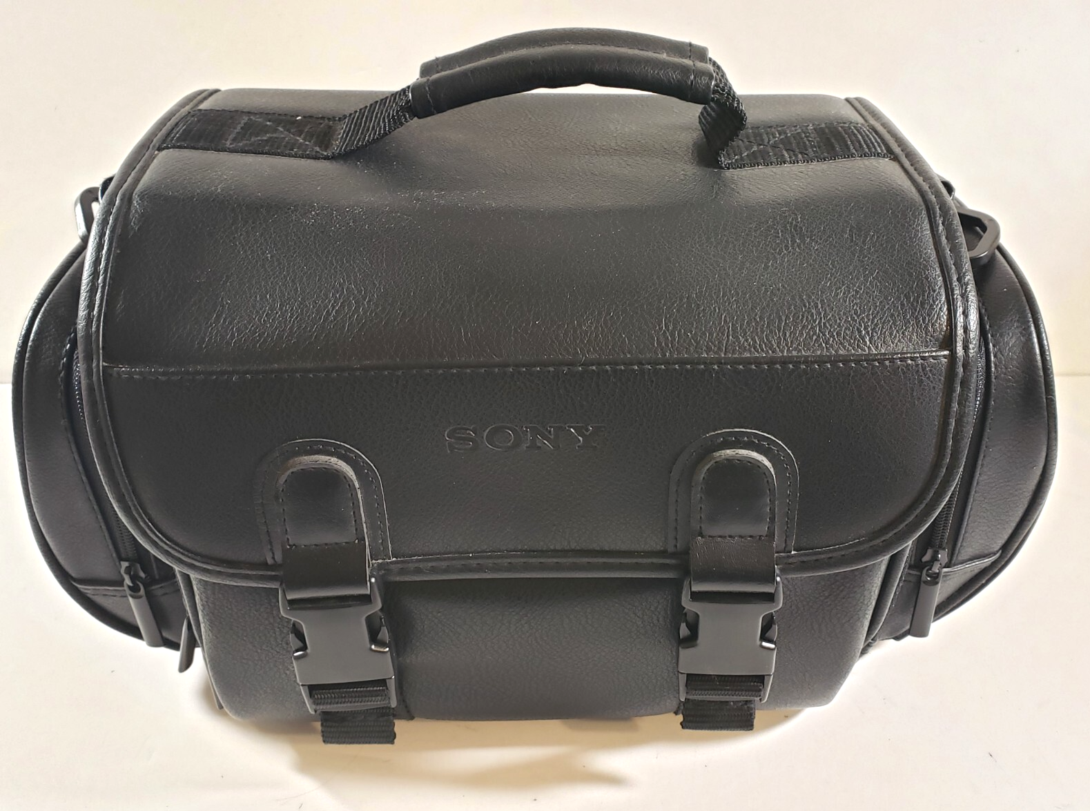 Sony Handycam Video Camcorder Leather Carry Case for Video8 Hi8 Digital Cameras-image