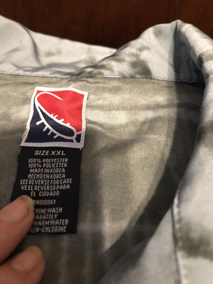 Y2K K.A.D. GRAY SAMURAI ANIME JAPANESE BUTTON DOWN SIZE 2X - Image 2 of 4