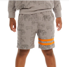 NWT CHASER Cheetah Print Cargo Shorts Boys Size 4