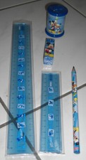 Disney - Mickey Mouse -  Micky Maus - Set - Lineal Radiergummi Spitzer Bleistift