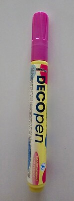 Kreul  DECOPEN Acrylstift Permanent Acrylfarbe Wasserbasis Marker 2-4mm ROSA