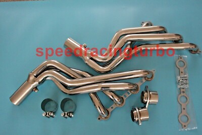 FOR 04-07 CADILLAC CTS-V V8 SEDAN FIRST GEN STAINLESS STEEL 4-1 LONG TUBE HEADER