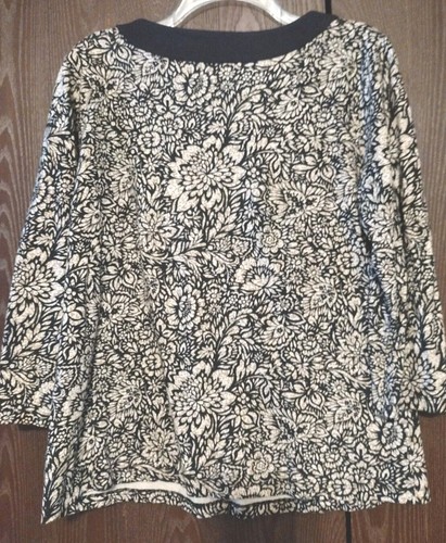 Top Pullover Croft & Barrows L Manga Larga Mujer Tostado y Negro - Imagen 8 de 9
