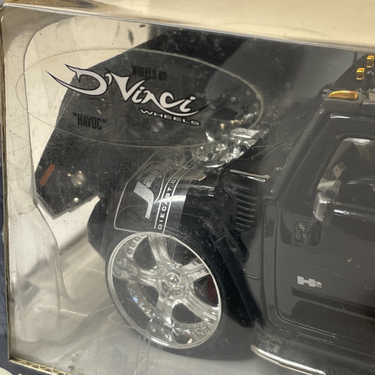 JADA DUB CITY HUMMER H2, 1:24 DIE CAST METAL, BLACK, NEW IN