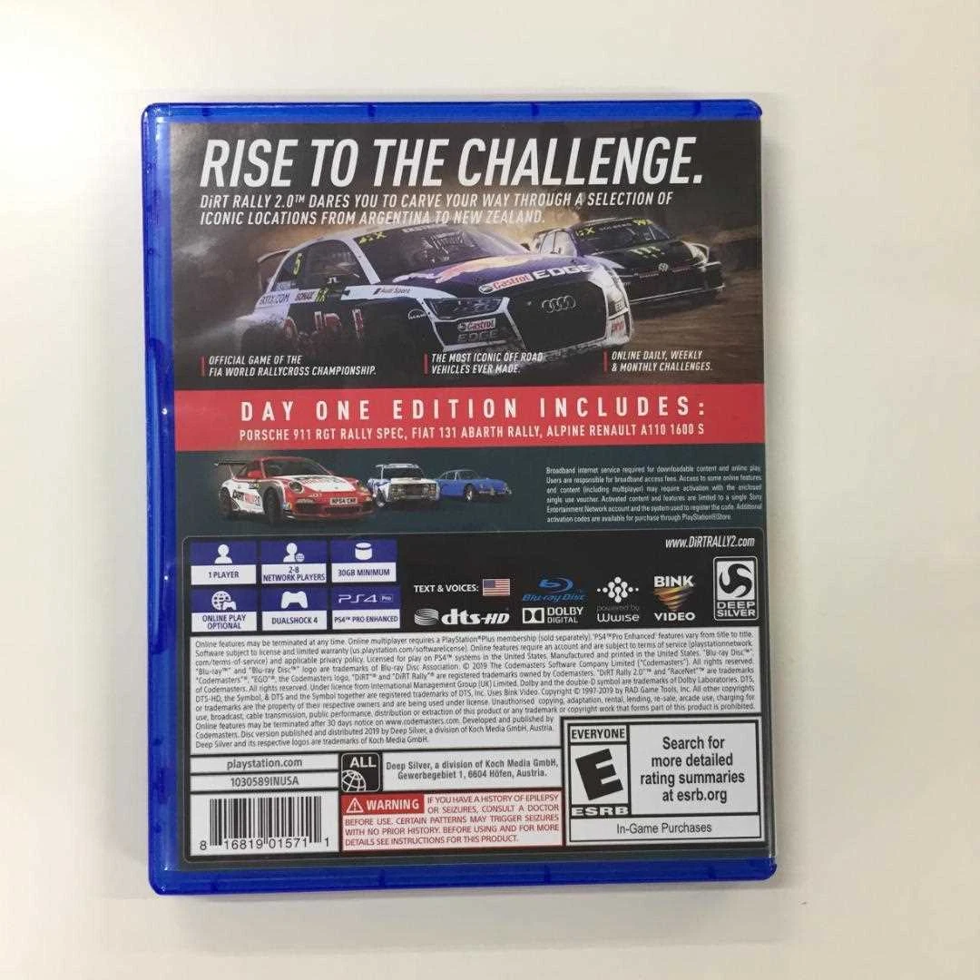 DIRT RALLY 2.0 DAY ONE EDITION (Imported version: North America) PS4 Used  JAPAN