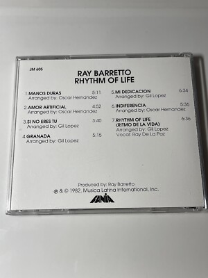CD Ray Barretto Rhythm Of Life Ray De La Paz Ralph Irizarry Fania