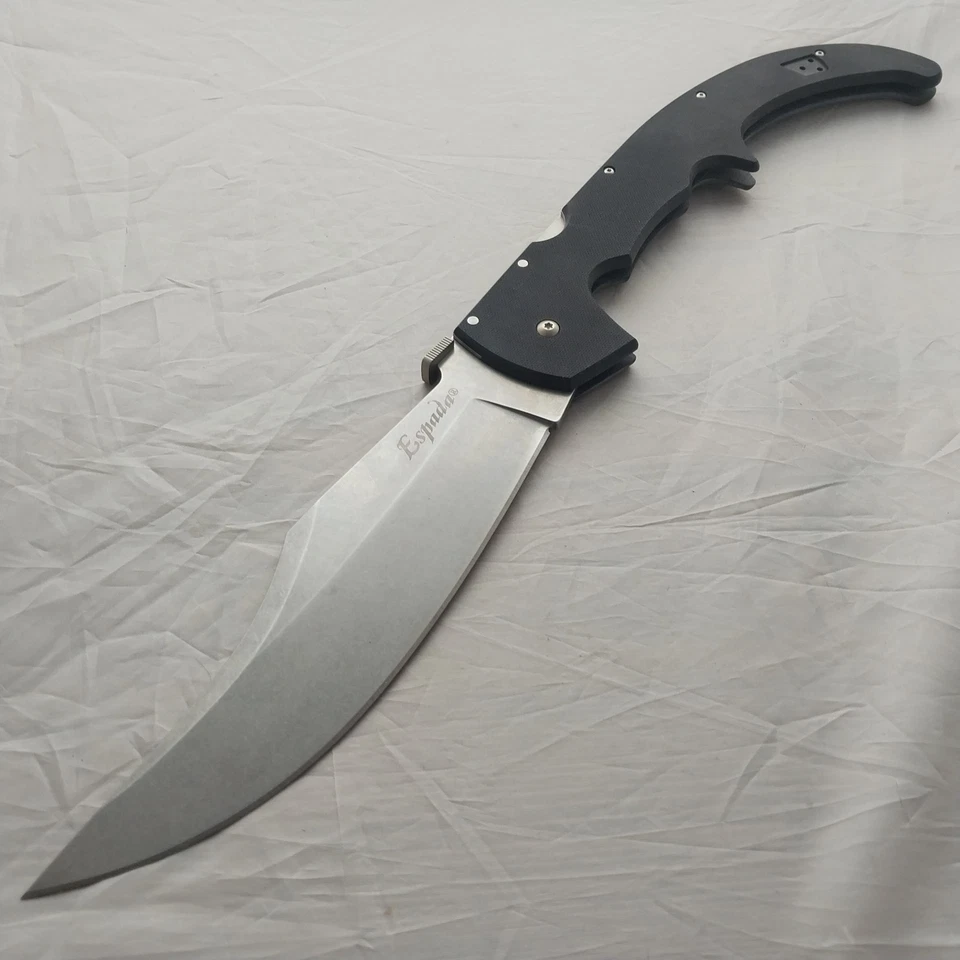 Navaja de bolsillo plegable Cold Steel XL Espada Lockback G10 AUS-10A acero 62MGC Foto 2 de 4