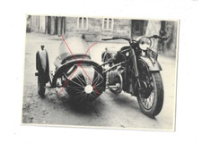 Nr 49819 Foto BMW Motorrad Oldtimer Beiwagen  um 1950  O.48777 O.Ö. 8x 11 cm