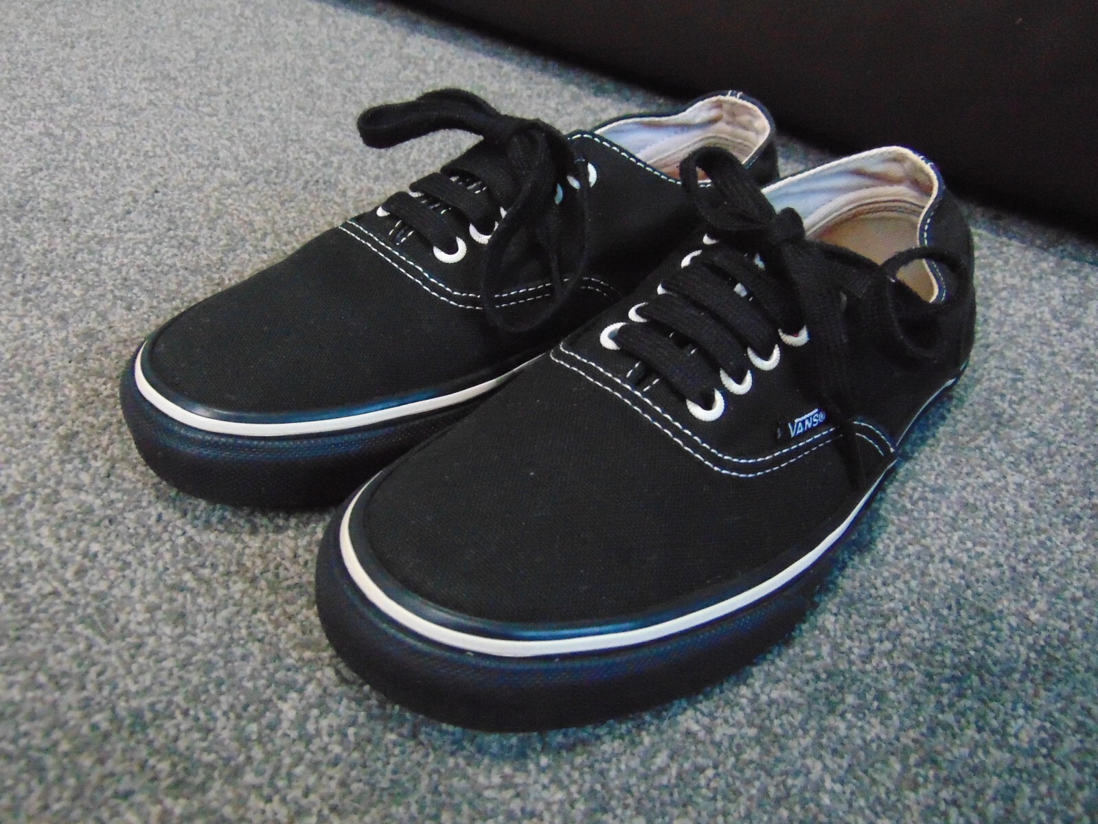 Rare Gosha Rubchinskiy V VANS Vault Era Colab Black Canvas Trainers Size UK 5 image 5