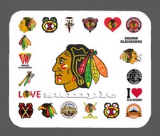 Chicago Blackhawks Logo Art Mouse Pad Item 233