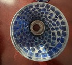 Mosaic Votive, Tealight Lamp 7.5”x4" Blue — photo 7