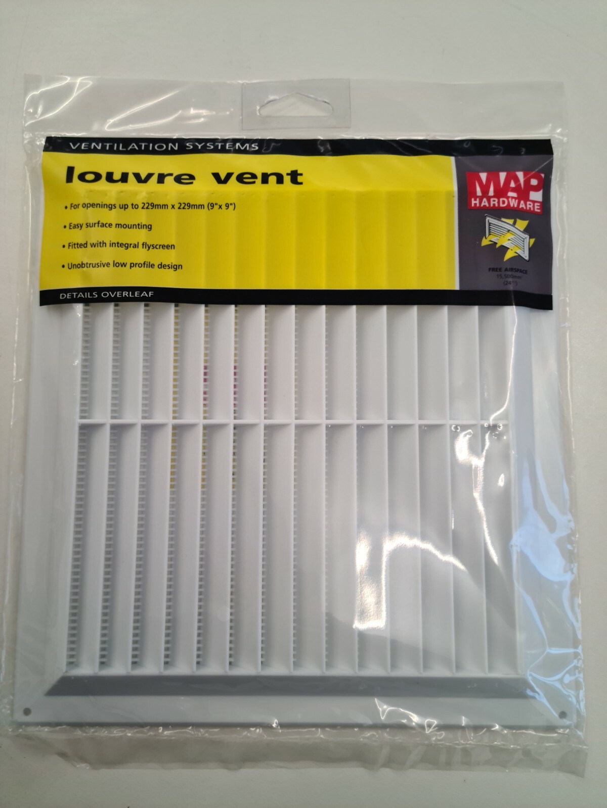 MAP Vent Louvre Surface Mounting 9 X 9in 929-02 for sale online | eBay