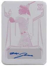 2023 Leaf Metal MITCH JEBB Autograph Magenta Printing Plate  1/1 Pirates