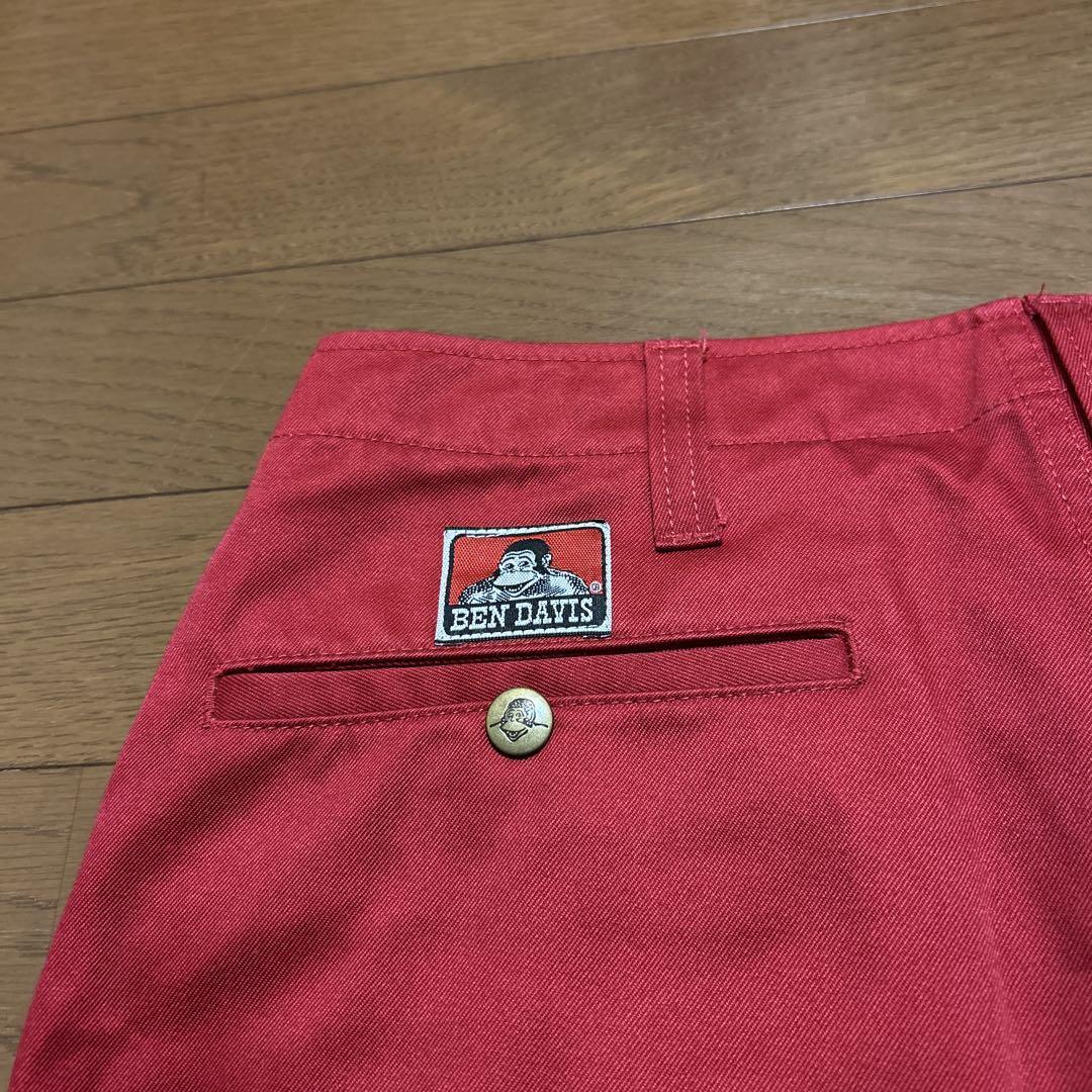 00s BEN DAVIS Frisco Pants Red W30 Rare Color Vintage