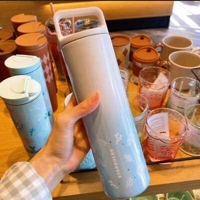 韓国スタバ★サマーミアーStarbucks Miir 青　ブルー　水筒 ハンドル 韓国スタバ☆サマーミアーStarbucks Miir 青 ブルー 水筒 ハンドル