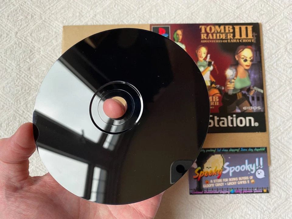 Tomb Raider Trilogy Demo Disc PS1 - UK PAL VGC - High Quality Packing - Tracked - Image 2 of 4