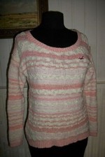 Pull-gilet Boutonné Terre De Marins – Taille L – Rose – Polyester Stretch – Occasion Très Bon état