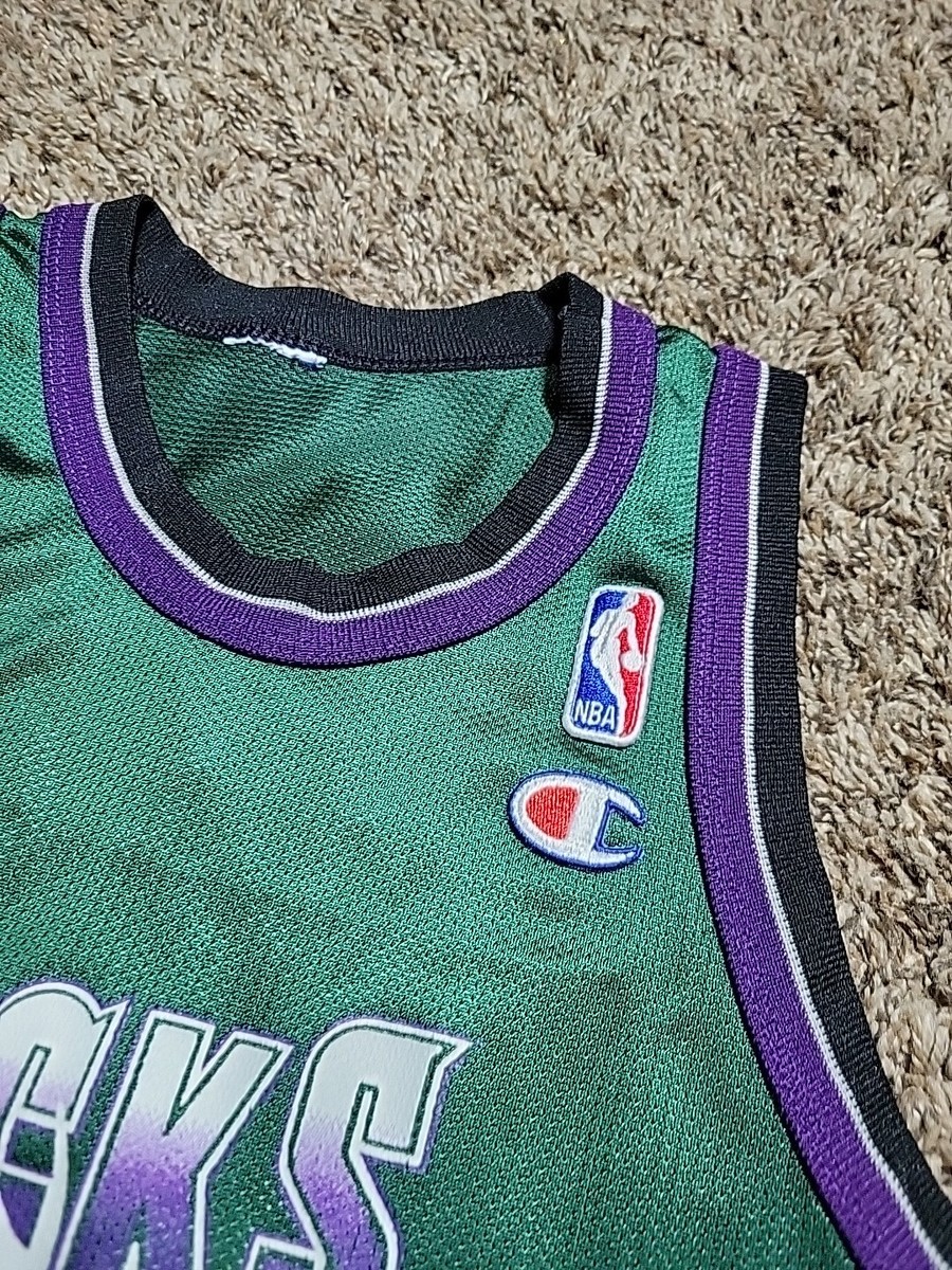 VTG Ray Allen Champion Jersey Milwaukee Bucks Big Buck Nba Jersey