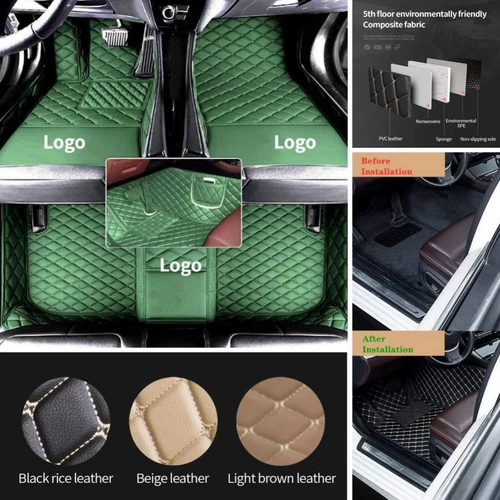For Land Rover Range Rover Car Floor Mats Custom All Weather Waterproof Carpets - Foto 36 di 37