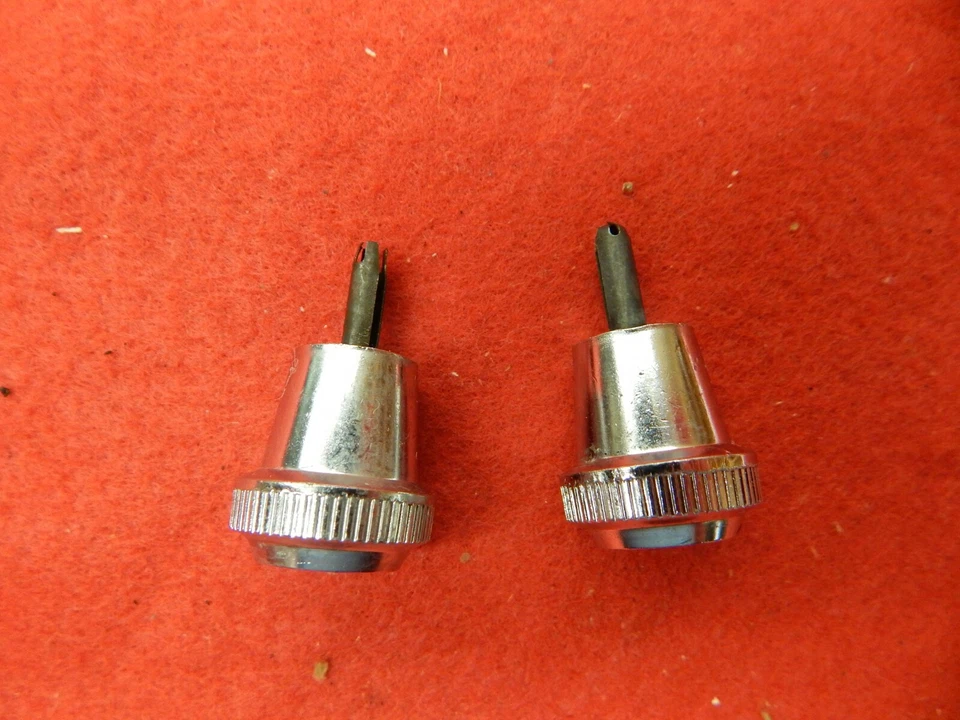 2 NOS 65 66 Ford Galaxie 500 XL LTD Country Sedan Radio Knobs #C5AZ-18817-B - Image 3 of 4