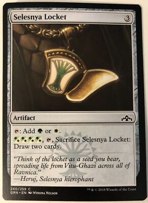 MTG Selesnya Locket Guilds of Ravnica 240/259 Regular Common | eBay