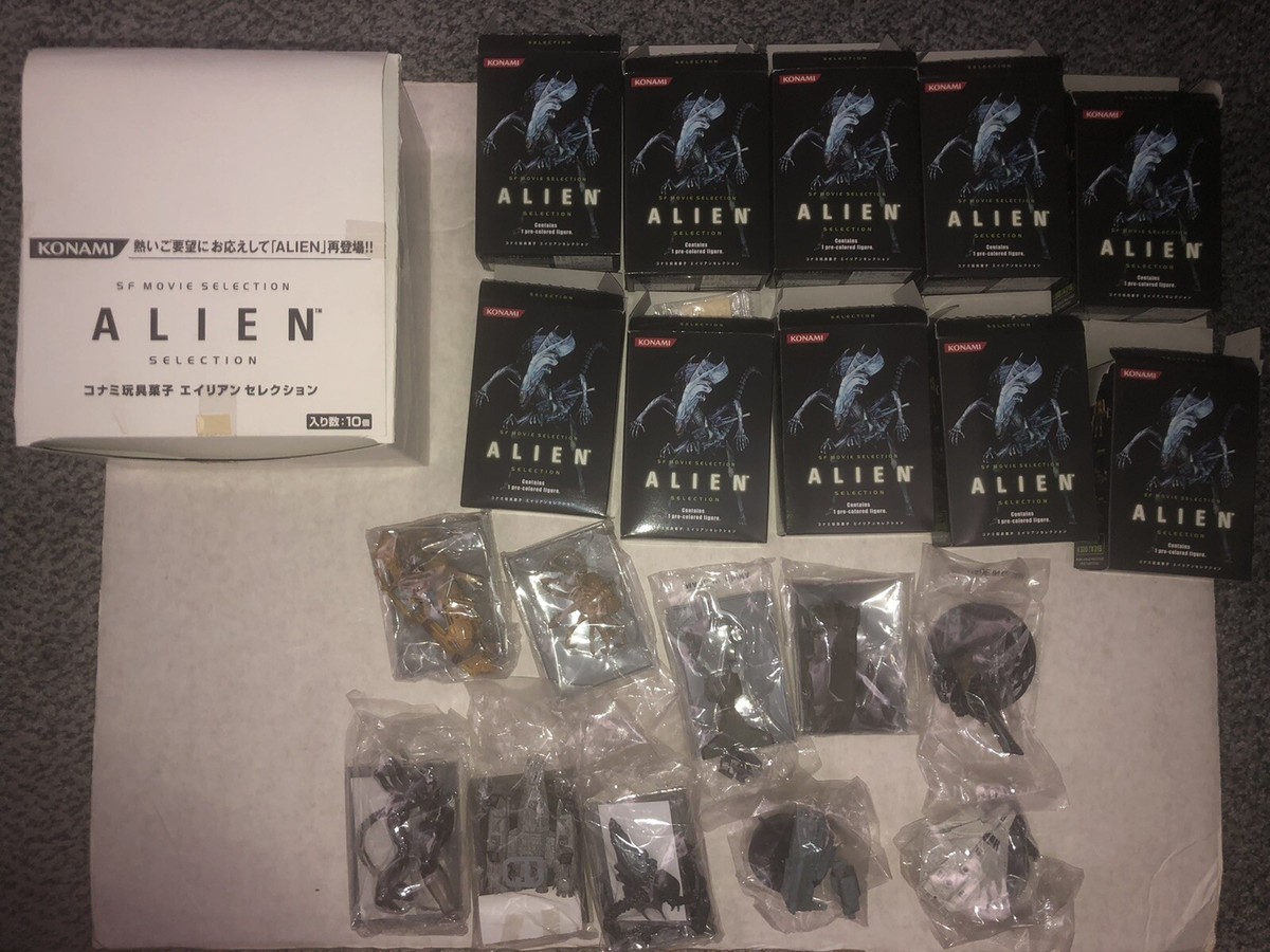 Konami Alien SF Movie Selection 10 Piece Set Mint USA Seller Fast 