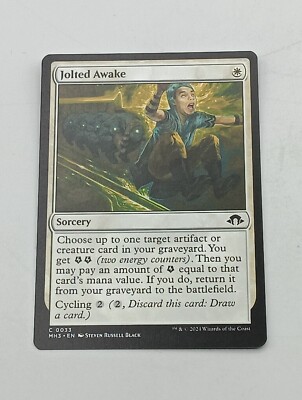 Magic the Gathering Einzelkarte Jolted Awake bespielt