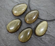 EDELSTEIN ANHÄNGER mit BAND Kette Trommelstein gebohrt CABOCHON/TROPFEN/FREEFORM