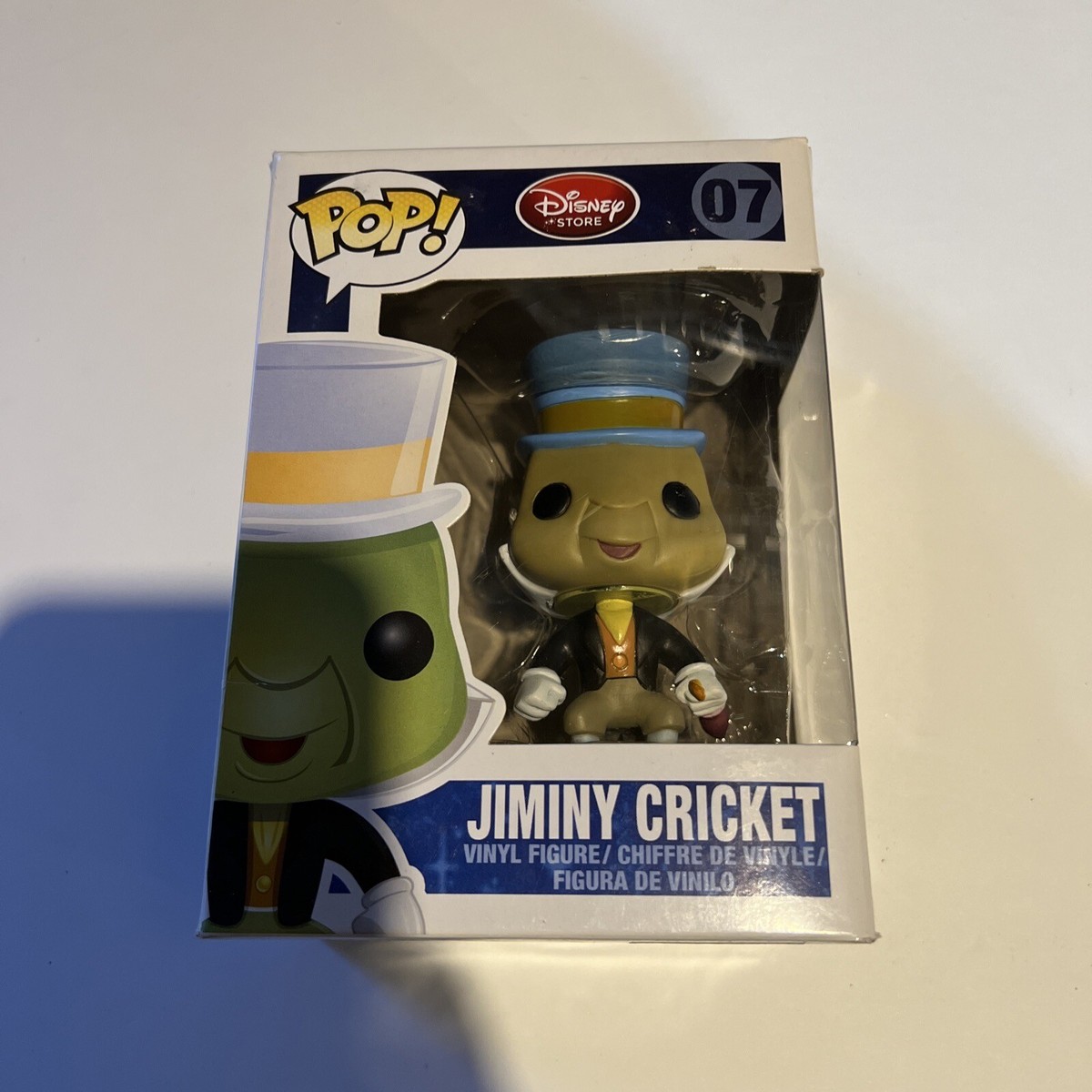 New In Box FUNKO POP JIMINY CRICKET DISNEY STORE SERIES 1