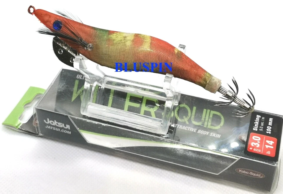 TOTANARA/SEPPIARA JATSUI KABO KILLER SQUID ULTIMATE SQUID JIG EGI 3.0 COL: 134