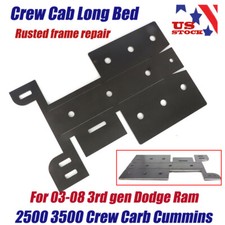 Crew Long Bed Frame Rail Rust Repair Middle For 2003-08 Dodge Ram 2500 3500 Crew
