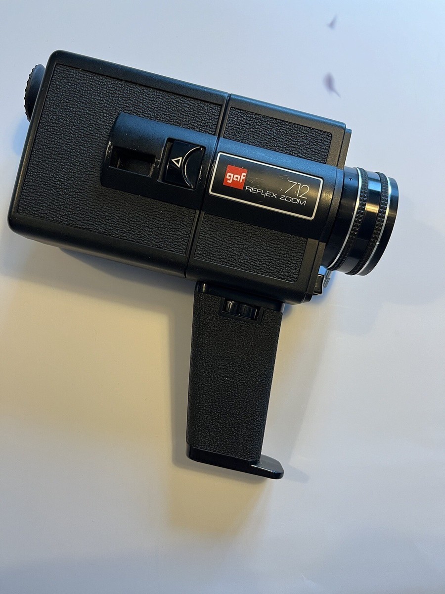 Caméra Super 8 Gaf 712 - Appareil Cinéma Vintage Fonctionnel