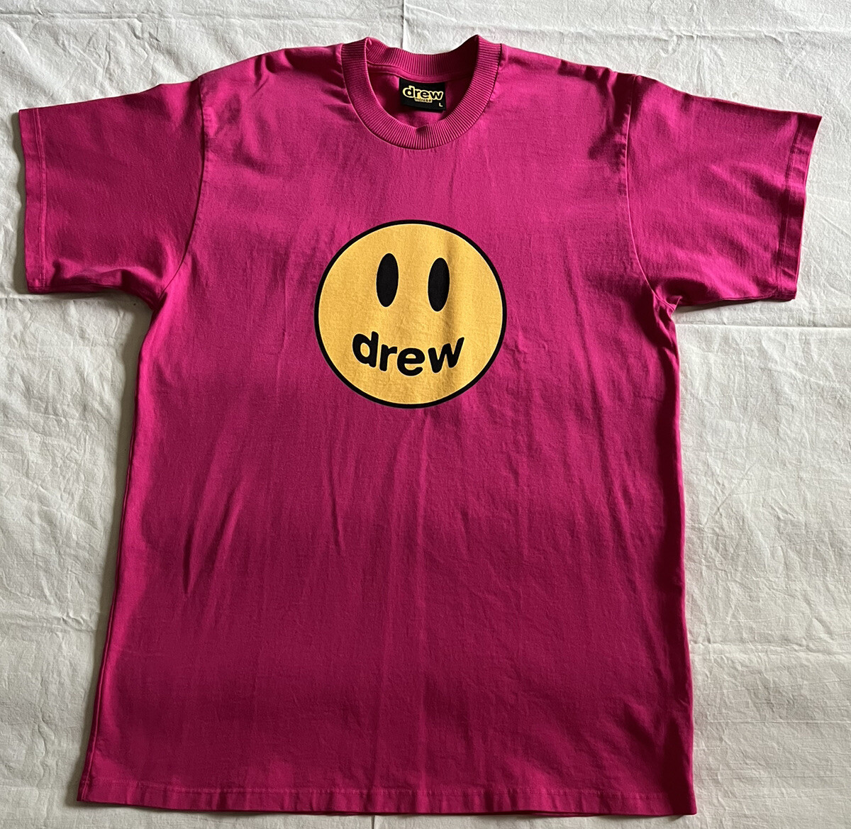Drew House Mascot SS Tee, Size Large, Color Pink | eBay