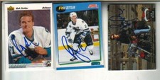 (3) Rob Zettler Autographed Hockey Cards ALL DIFFERENT Sharks