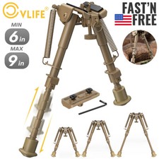 6-9 inches Sling Stud Bipod Spring Return For Hunting with M-Rail Mount Adapter