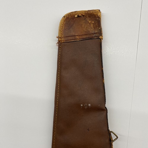Vintage Boyt Leather Rifle Shotgun Case 46" Fleece-lined - Picture 9 of 13