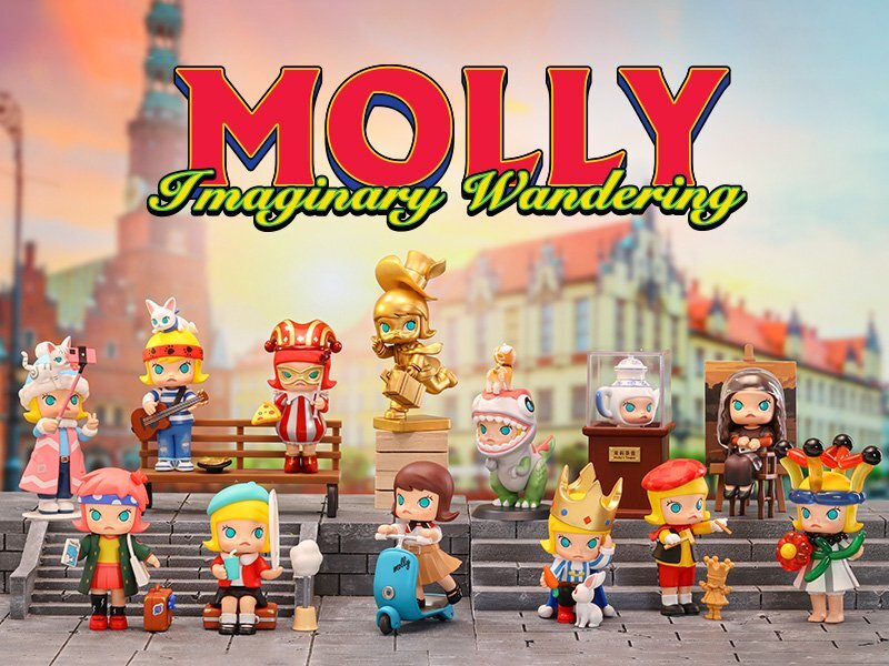 POPMART MOLLY Imaginary Wandering Series Blind Box Lot 2023 Free 
