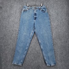 VINTAGE Levis 951 Jeans Women 14 Blue Relaxed Fit Tapered Leg Orange Tab Denim