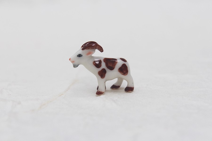 small goat figurine