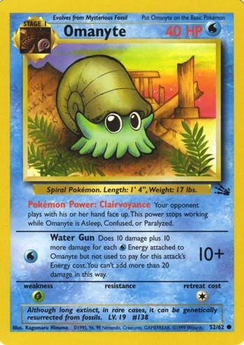 Pokemon TCG Fossil Set Unlimited - WOTC Single Pokemon Cards - Select From List! - Picture 20 of 29