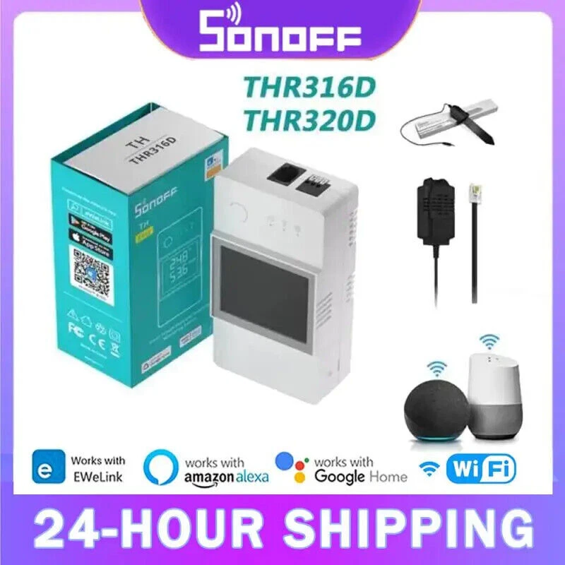SONOFF TH Elite/Origin WiFi Smart Switch Home Temperature Humidity Monitoring Se - image 2 of 4