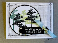 Stampin Up! Rooted In Nature Trees “Sending a card instead of a Text” Card Kit