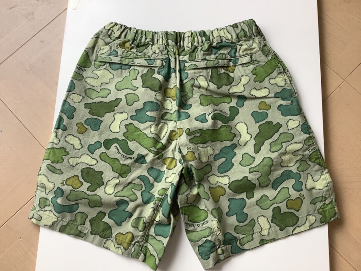 Authentic human made x kaws kaws made shorts men's M olive Authentic human made x kaws kaws made shorts men's M olive