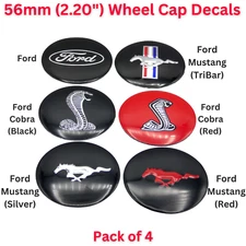 FORD Wheel Center Cap Decals Sticker Mustang Cobra – 2.20" (56mm)