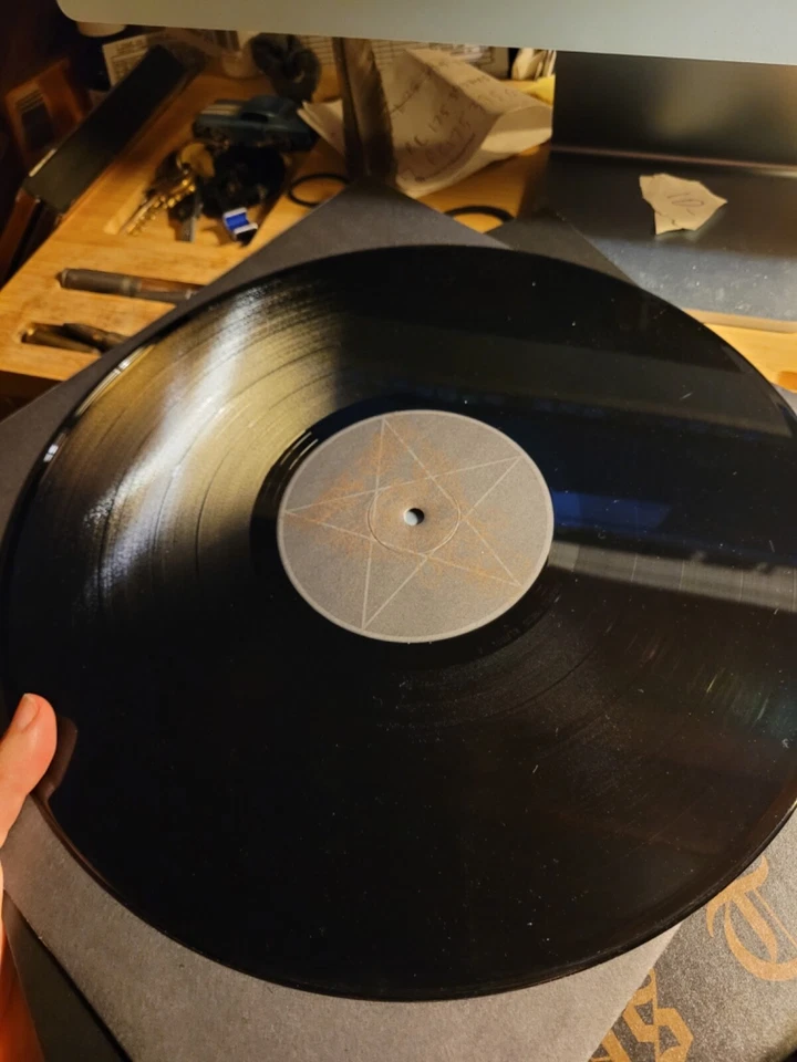 Rotting Christ Satanas Tedeum single sided LP 181 of 666 - Image 4 of 4